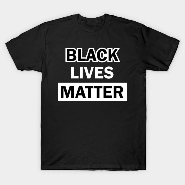 Black Lives Matter, End Racism T-Shirt by admeral